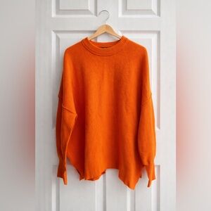 LILLUSORY Orange Oversized Batwing Sweater | Tagged S / Fits XXL-2X